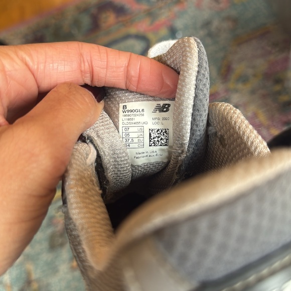 New balance 990 v6 size 7 - Picture 9 of 9